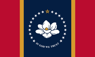 Mississippi — current New Magnolia flag
