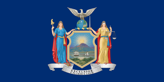 New York — current two-motto flag