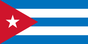 Flag of Cuba (sky blue)