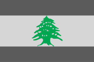 Flag of Lebanon - Cedar Tree