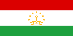 Flag of Tajikistan (Iranian flag colors)