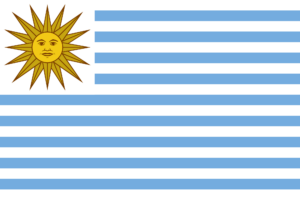 Flag of Uruguay (1828-1830)