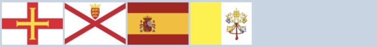 Country Flags With Red White And Yellow 