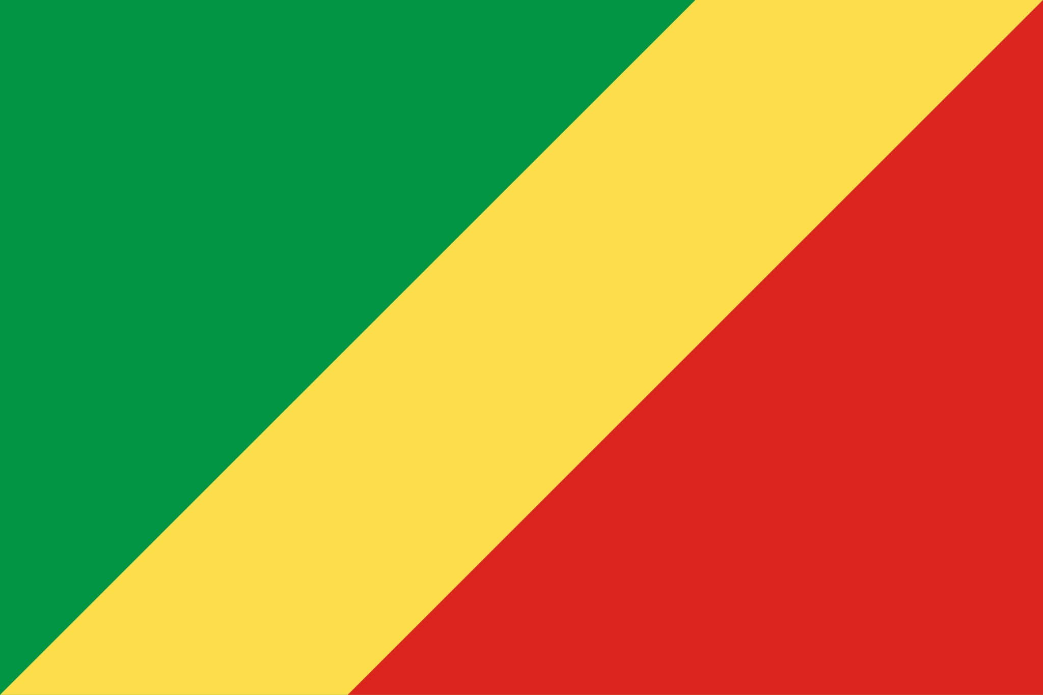 Green, Yellow, and Red Country Flags