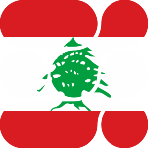 Lebanon flag — Clip art · 9