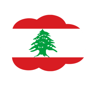 Lebanon flag — Clip art · 13