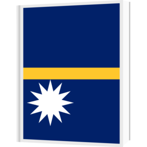 Nauru flag — Clip art · 24