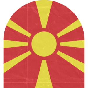 North Macedonia flag — Clip art · 2