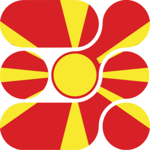 North Macedonia flag — Clip art · 9