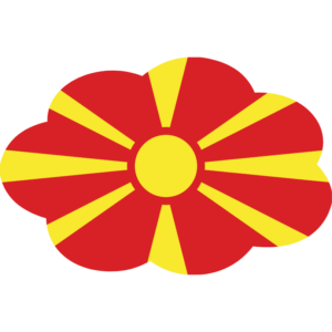 North Macedonia flag — Clip art · 13