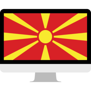 North Macedonia flag — Clip art · 14