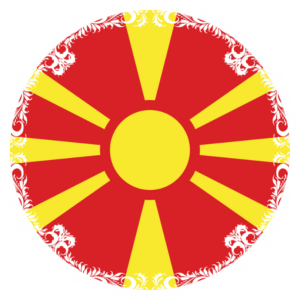 North Macedonia flag — Clip art · 15