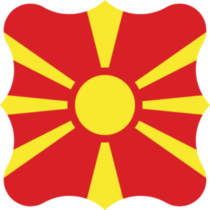 North Macedonia flag — Clip art · 16