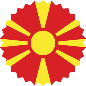 North Macedonia flag — Clip art · 17