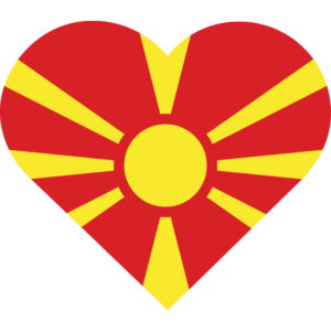 North Macedonia flag — Clip art · 19