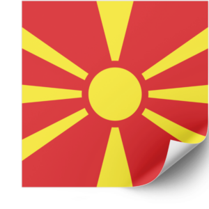 North Macedonia flag — Clip art · 23