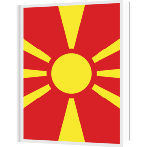 North Macedonia flag — Clip art · 24