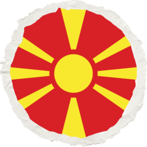North Macedonia flag — Clip art · 31