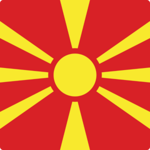 North Macedonia flag — Clip art · 33