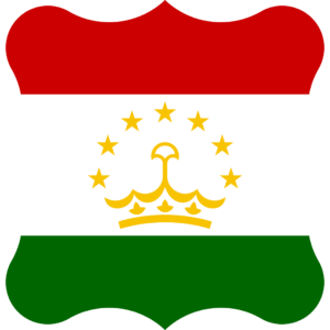 Tajikistan flag — Clip art · 16