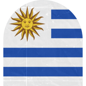 Uruguay flag — Clip art · 2