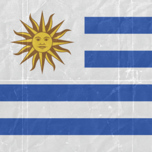 Uruguay flag — Clip art · 3